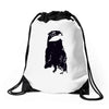 an other moustache Drawstring Bags