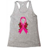 breast cancer pink ribbon Racerback Tank