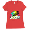 neon lacrosse Ladies Fitted T-Shirt