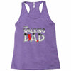 papa dad Racerback Tank