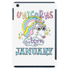 unicorns are born in january cute unicorn iPad Mini