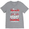There's This Boy Who Stole My Heart He Calls Me Grandma V-Neck Tee