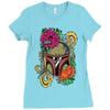 boba flower Ladies Fitted T-Shirt