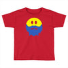 bearded smiley face Toddler T-shirt