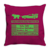 delorean trail Throw Pillow