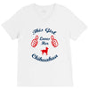 this girl love her chihuahua V-Neck Tee