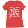 rusty motorcycles Ladies Fitted T-Shirt
