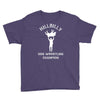 hillbilly hog wrestling champ  funny  comic wrestling redneck Youth Tee
