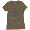 l homme parfait est motard Ladies Fitted T-Shirt