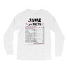 June Girl Facts Cancer Long Sleeve Shirts