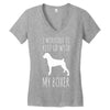 workout Women's V-Neck T-Shirt