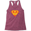 with superman vw logo Racerback Tank
