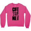 cut the net Crewneck Sweatshirt