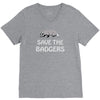 save the badgers V-Neck Tee