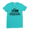 Faith Can Move Mountains Ladies Fitted T-Shirt