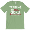 train insaiyan gym training to beat goku or krillin dbz dragon ball z T-Shirt