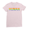 human Ladies Fitted T-Shirt