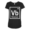 Vibranium Maternity Scoop Neck T-shirt