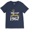 kings are born in 1962 V-Neck Tee