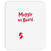 Muggle On Board Red Mousepad