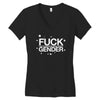 fuck gender Women's V-Neck T-Shirt