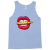 bullet in mouth Tank Top