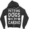 pet dog ladies slogan Zipper Hoodie