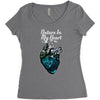 nature in my heart Women's Triblend Scoop T-shirt