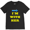 i am with her V-Neck Tee