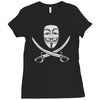 mask of modern mutiny Ladies Fitted T-Shirt