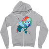 rainbow Zipper Hoodie
