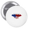 america flag Pin-back button
