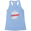 wine diet challenge accepted Racerback Tank
