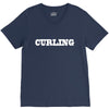 curling V-Neck Tee