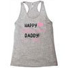 Happy Fathers Day Daddy! Baby Girl Any Name Customized Racerback Tank