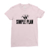 simple plan Ladies Fitted T-Shirt