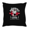 gallic gym Throw Pillow