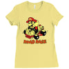 road rage Ladies Fitted T-Shirt