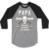 Papa The Man The Myth The Legend 3/4 Sleeve Shirt