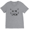 meow V-Neck Tee
