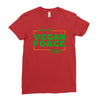 May The Vegan Force Be With You Ladies Fitted T-Shirt