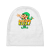 raised by elves elf christmas Baby Beanies