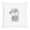 born to die, world a fuck Throw Pillow
