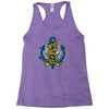 king of pirates anchor Racerback Tank