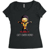 get over here! Women's Triblend Scoop T-shirt
