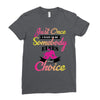 just once i want to be somebody elses fi̇rst choice Ladies Fitted T-Shirt