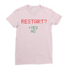 Restart? Ladies Fitted T-Shirt