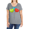 ballon color full Ladies Curvy T-Shirt