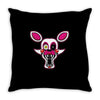mangle head Throw Pillow