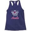My Favorite People Call Me Auntie Racerback Tank